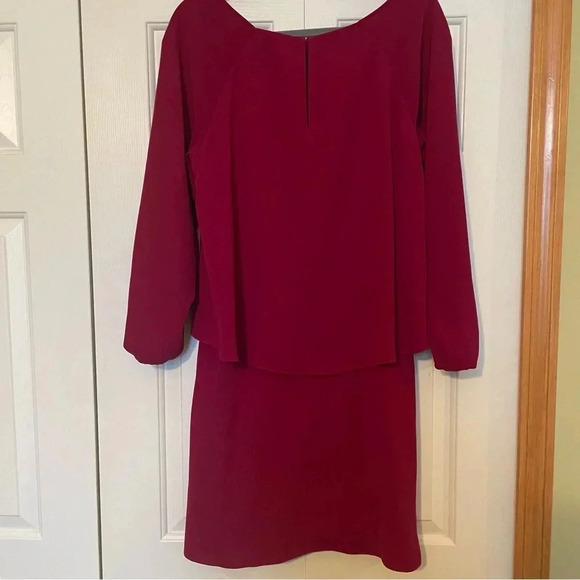 Adrianna Papell Long Sleeve Sheath Dress - Picture 2 of 8